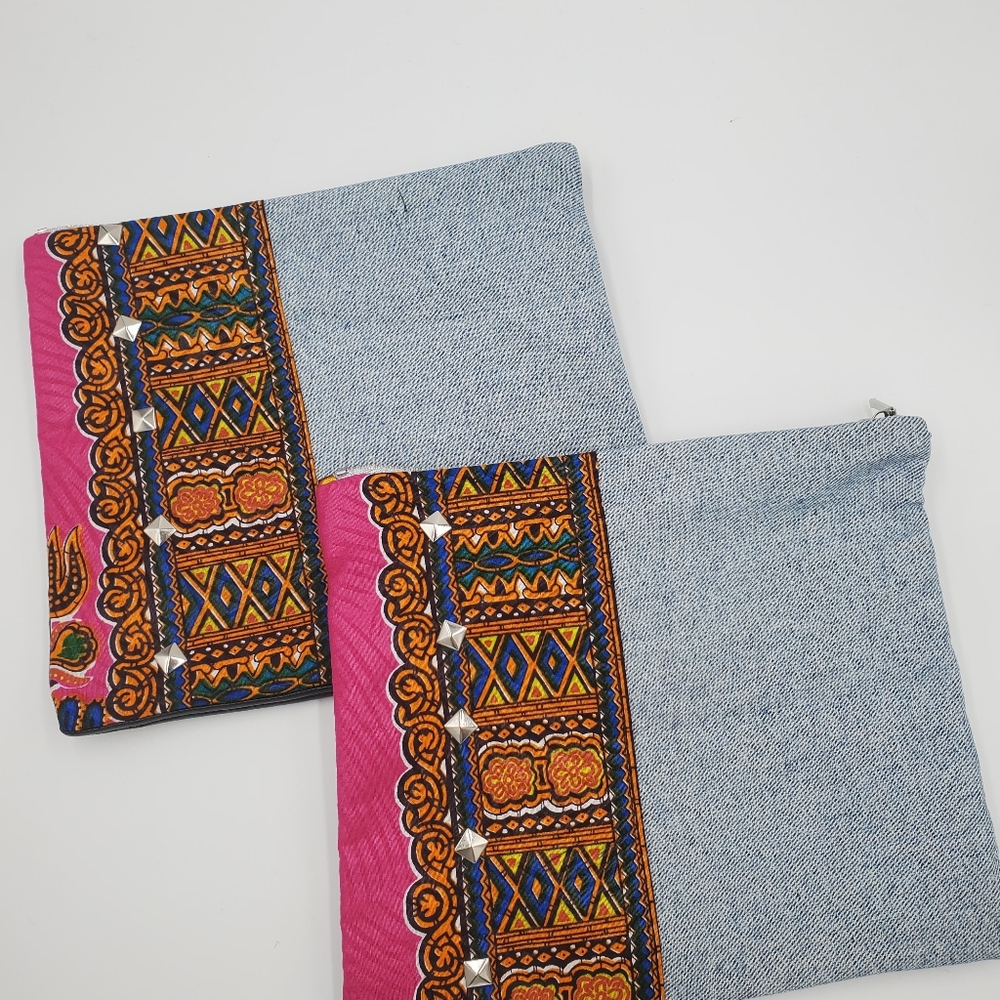 Ankara pouch bag